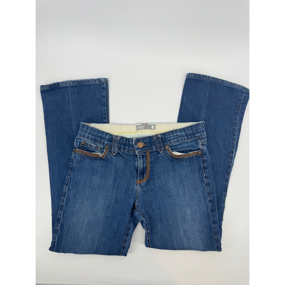 Bishop of Seventh Womens Blue‎ Low Rise Bootcut Jeans Size 31 Made in USA